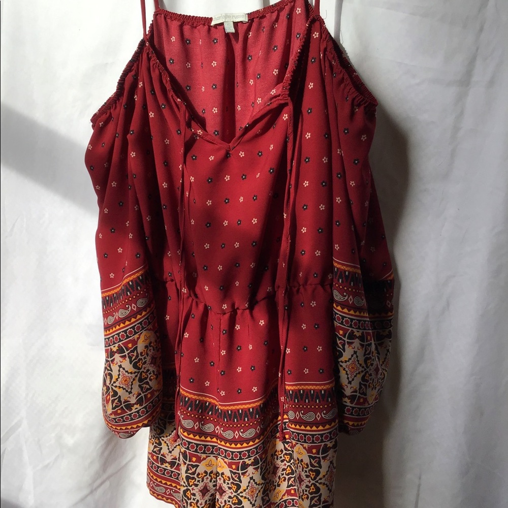Bohemian Style Romper - Size XS - Charlotte Russe